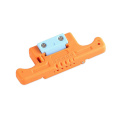 Supply longitudinal fiber optic stripper with replaceable blade for 1.9 to 3.0mm cables fiber optic cable equipment